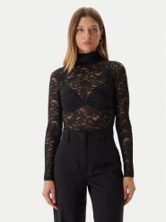 Guess Body O5BM08 K1820 Czarny Slim Fit. Czarne body i gorsety Guess, z aplikacjami, z syntetyku. Za 269.10 zł.