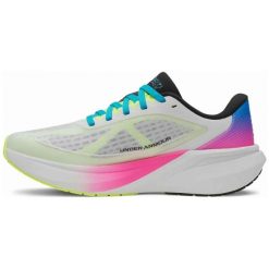 Buty do biegania damskie Under Armour Velociti Pace white/black/royal. Białe obuwie sportowe damskie Under Armour, bez zapięcia, do biegania. Za 369.99 zł.