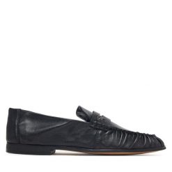 Lordsy Steve Madden. Czarne półbuty damskie Steve Madden, bez wzorów, bez obcasa, bez zapięcia. Za 599.99 zł.