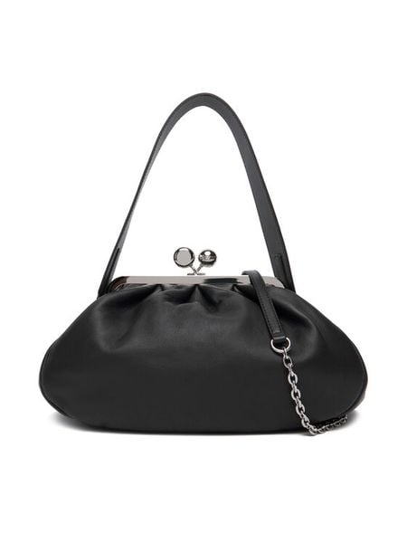 Weekend Max Mara Torebka 2615511174600 Granatowy. Niebieskie torebki wieczorowe damskie Weekend Max Mara, bez wzorów, ze skóry, bez dodatków. Za 1,839.00 zł.