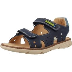 Sandały PABLOSKY 521124P Niebieski. Niebieskie sandały damskie Pablosky, bez wzorów, z syntetyku, bez obcasa, bez zapięcia. Za 267.99 zł.