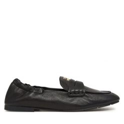 Lordsy Steve Madden. Czarne półbuty damskie Steve Madden, bez wzorów, bez obcasa, bez zapięcia. Za 519.99 zł.