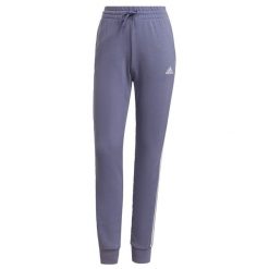 Spodnie damskie adidas Essentials French Terry 3-Stripes Pants. Białe spodnie dresowe damskie Adidas, l, bez wzorów, z dresówki. Za 145.00 zł.