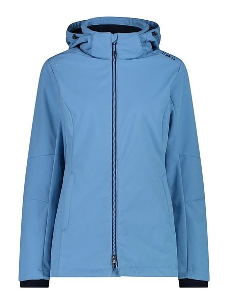 CMP Kurtka softshellowa w kolorze błękitnym rozmiar: 38. Niebieskie kurtki sportowe damskie CMP, m, bez wzorów, z materiału, bez kaptura. Za 192.33 zł.