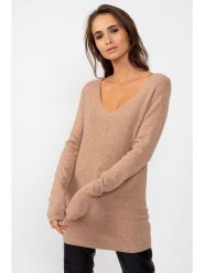 Perfect Cashmere Sweter "Garmouth" w kolorze jasnobrązowym rozmiar: S. Brązowe swetry klasyczne damskie Perfect Cashmere, s, z kaszmiru, bez kołnierzyka. Za 408.49 zł.