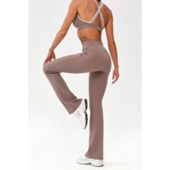 Damskie legginsy dzwony sportowe fitness Rough Radical Mocha Active. Brązowe legginsy sportowe damskie ROUGH RADICAL, xs, bez wzorów, na fitness i siłownię. Za 179.90 zł.