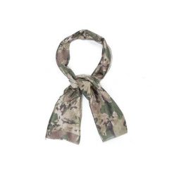 Szal maskujący z siatki MESH 155x48 cm. Brązowe szaliki damskie CAMOUFLAGE, bez wzorów, z meshu. Za 27.99 zł.