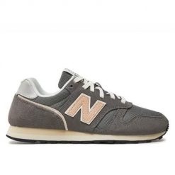 Buty do chodzenia damskie New Balance Nb 373. Szare obuwie sportowe damskie New Balance, z materiału, bez zapięcia, trekkingowe. Za 469.99 zł.