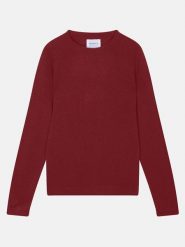 Perfect Cashmere Kaszmirowy sweter "Whitney" w kolorze bordowym rozmiar: L. Czerwone swetry klasyczne damskie Perfect Cashmere, l, z kaszmiru, bez kołnierzyka. Za 252.12 zł.