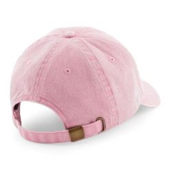 Czapka z daszkiem Beechfield Vintage. Czerwone czapki z daszkiem damskie BEECHFIELD, bez wzorów, z materiału. Za 79.00 zł.