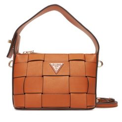 Torebka Guess. Brązowe torebki klasyczne damskie Guess, bez dodatków. Za 419.99 zł.