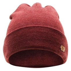 Czapka Damska Seine. Czerwone czapki damskie IGUANA, bez wzorów. Za 51.99 zł.