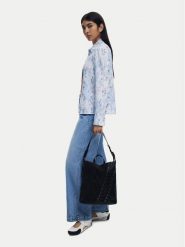 Desigual Torebka Patch Tango P 25WAKP12 Czarny. Czarne torebki klasyczne damskie Desigual, ze skóry, bez dodatków. Za 199.99 zł.