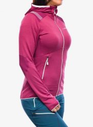 Bluza z kapturem damska La Sportiva Lucendro Thermal Hoody. Czerwone bluzy damskie La Sportiva, l, bez wzorów, z materiału, z kapturem. Za 621.49 zł.
