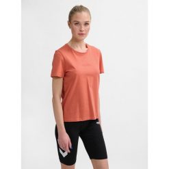 Koszulka damska Hummel Legacy. Brązowe koszulki damskie Hummel, bez wzorów, bez kołnierzyka, bez ramiączek. Za 109.00 zł.