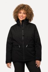 Damskie Kurtka Performance HYPRAR wodoodporna otwór na kciuk. Czarne kurtki damskie Ulla Popken, plus size, bez wzorów, z materiału, bez kaptura. Za 799.99 zł.