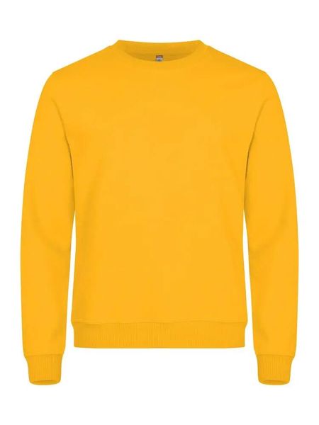 Clique Bluza unisex Basic Roundneck — stabilny materiał, lemon. Żółte bluzy damskie CLIQUE, l, bez wzorów, z bawełny, bez kaptura. Za 158.26 zł.