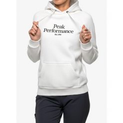 Bluza z kapturem damska Peak Performance Original Hood. Czarne bluzy damskie Peak Performance, l, bez wzorów, z kapturem. Za 387.99 zł.