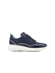 Geox Sneakersy "Alleniee" w kolorze granatowym rozmiar: 41. Niebieskie obuwie sportowe damskie Geox, bez zapięcia. Za 184.02 zł.