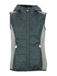 Peak Mountain Kamizelka polarowa "Antilope" w kolorze khaki rozmiar: L. Brązowe kamizelki damskie Peak Mountain, l, bez wzorów, z polaru, bez kaptura. Za 180.06 zł.