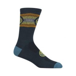 Skarpety wełniane Giro Seasonal Merino. Niebieskie skarpetki damskie GIRO, bez wzorów, z wełny. Za 94.50 zł.