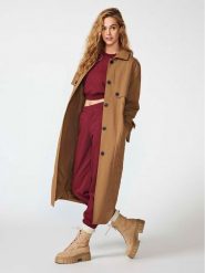ONLY Trencz 15293269 Brązowy Regular Fit. Brązowe płaszcze damskie Only, m, bez wzorów, z syntetyku, bez kaptura. Za 179.99 zł.