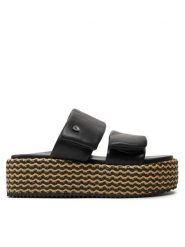 Blauer Espadryle S4OPAL02/RAF Czarny. Czarne espadryle damskie Blauer, bez wzorów, ze skóry, bez obcasa. Za 519.99 zł.