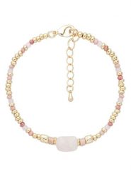 U.S. Polo Assn. Pozłacana bransoletka z kamieniami szlachetnymi rozmiar: onesize. Różowe bransoletki damskie U.S. Polo Assn., metalowe. Za 73.99 zł.