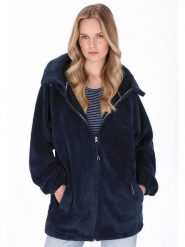 Schmuddelwedda Płaszcz polarowy w kolorze granatowym rozmiar: M. Niebieskie płaszcze damskie Schmuddelwedda, m, bez wzorów, z polaru, bez kaptura. Za 217.99 zł.