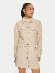 TWINSET Marynarka 242TP2126 Beżowy Regular Fit. Brązowe marynarki i żakiety damskie Twinset, bez wzorów, z syntetyku. Za 1,499.00 zł.