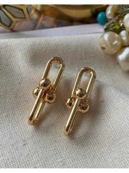 Luseera Pozłacane kolczyki rozmiar: onesize. Żółte kolczyki damskie Luseera, pozłacane. Za 34.99 zł.