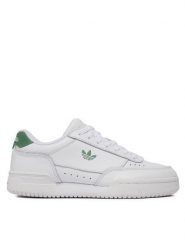 Adidas Sneakersy Court Super W IE8082 Biały. Białe obuwie sportowe damskie Adidas, ze skóry, bez zapięcia. Za 269.99 zł.