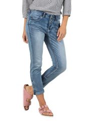 Timezone Dżinsy "Nali" - Slim fit - w kolorze błękitnym rozmiar: W24. Niebieskie jeansy damskie Timezone. Za 109.78 zł.
