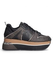 Liu Jo Skórzane sneakersy w kolorze czarnym rozmiar: 38. Czarne obuwie sportowe damskie Liu Jo, bez zapięcia. Za 439.24 zł.