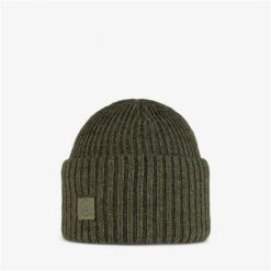 Czapka BUFF Knitted Beanie Rutger. Zielone czapki damskie Buff, bez wzorów. Za 159.90 zł.