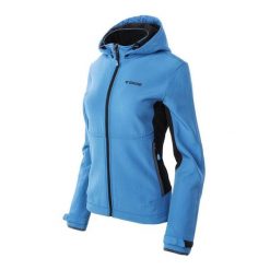 Kurtka damska Softshell Brugi 2NEA - błękitna, Rozmiar M. Niebieskie kurtki damskie Brugi, na jesień, m, bez wzorów, z dzianiny. W wyprzedaży za 179.99 zł.