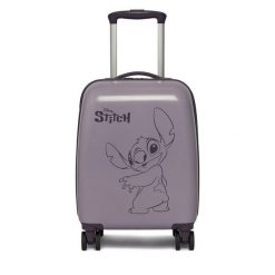 Walizka dziecięca Disney Classics. Fioletowe walizki Disney Classics, bez wzorów. Za 199.99 zł.