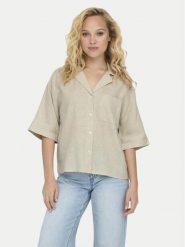 ONLY Koszula Tokyo 15314215 Szary Regular Fit. Szare koszule damskie Only, xs, bez wzorów, z wiskozy, bez kołnierzyka, bez ramiączek. Za 79.99 zł.