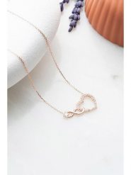 Lodie Silver Srebrny naszyjnik z elementem ozdobnym - dł. 42 cm rozmiar: onesize. Szare naszyjniki damskie Lodie Silver, z cyrkonią, srebrne. Za 52.99 zł.