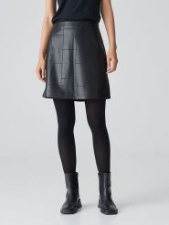 OPUS Spódnica w kolorze czarnym rozmiar: 42. Czarne spódnice damskie Opus, na co dzień, bez wzorów, ze skóry, mini. Za 143.99 zł.