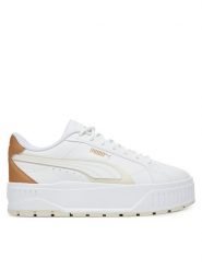 Puma Sneakersy Karmen II Aqua Metallics 401614 02 Biały. Białe obuwie sportowe damskie Puma, ze skóry, bez zapięcia. Za 209.99 zł.
