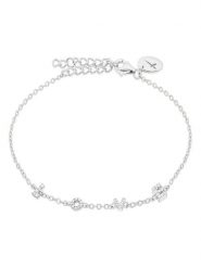 Tamaris Bransoletka z cyrkoniami rozmiar: onesize. Szare bransoletki damskie Tamaris, srebrne. Za 130.99 zł.