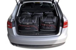 Torby Do Bagażnika Audi A6 Avant 2011-2017 5Szt Kjust. Czarne torby podróżne KJUST, bez wzorów, z kauczuku. Za 1,581.00 zł.