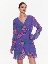 Pinko Sukienka codzienna Assillante 101109 A0P7 Fioletowy Regular Fit. Fioletowe sukienki damskie Pinko, bez wzorów, z wiskozy, bez ramiączek. Za 1,619.00 zł.