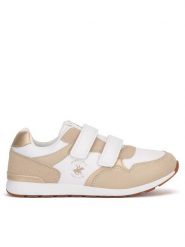 Beverly Hills Polo Club Sneakersy 23KC248B Beżowy. Brązowe buty sportowe dziewczęce Beverly Hills Polo Club, bez wzorów, z materiału, bez zapięcia. Za 129.99 zł.