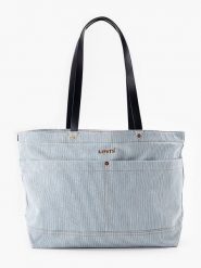 Levi's Shopper bag "All On The Road Again" w kolorze błękitnym - 52 x 31,5 x 16,5 cm rozmiar: onesize. Niebieskie shopper bag Levi's, bez wzorów, z bawełny, na ramię, bez dodatków. Za 150.37 zł.
