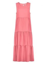 Sublevel Sukienka w kolorze różowym rozmiar: S. Różowe sukienki damskie Sublevel, bez wzorów, z wiskozy, bez ramiączek. Za 82.99 zł.