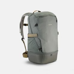 Plecak turystyczny Quechua Arpenaz NH500 30 litrów Ice Compartment. Szare plecaki QUECHUA, bez wzorów. Za 199.99 zł.