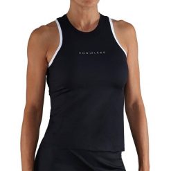 Stock Padel S.L. Endless Essential Czarny T-shirt. Czarne t-shirty damskie 55PROTEC, l, bez wzorów, bez kołnierzyka. Za 345.99 zł.