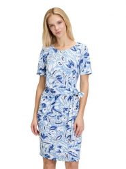 CARTOON Sukienka w kolorze błękitnym rozmiar: 44. Niebieskie sukienki damskie Cartoon, bez wzorów, bez ramiączek. Za 126.99 zł.